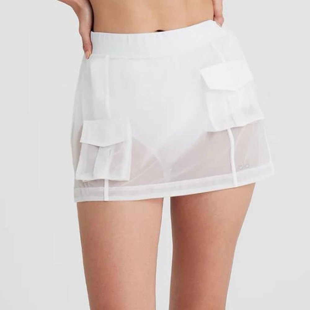 Alo Yoga Sheer Cargo Skirt